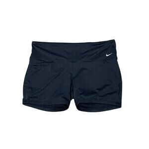 Nike Women's Black Solid Element Swim Board Shorts Size 2X-Activewear Athleisure